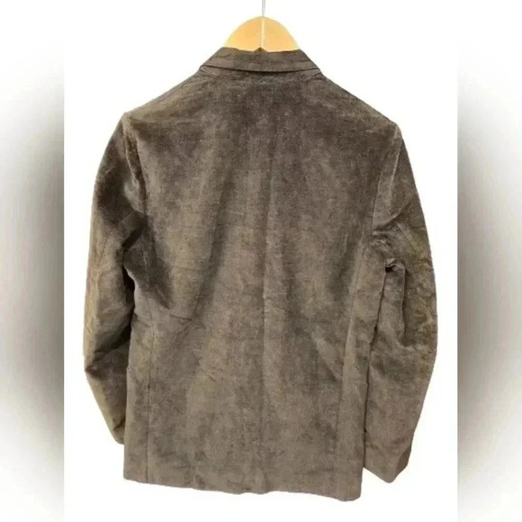🔥Rare Levi's Vintage Trim Cut Brown Velour Blazer Jacket Made In USA - Picture 2 of 12